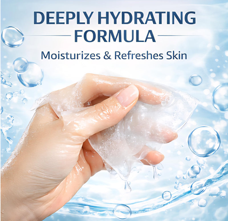 Hyaluronic Acid Face Mask 24 EA with Hyaluronic Acid Serum and Vitamin B5, Facial Mask for Dry Skin, Anti-Aging Mask to Plump and Repair Dehydrated Skin, Safe on Sensitive Skin, gifts for women 1.34oz