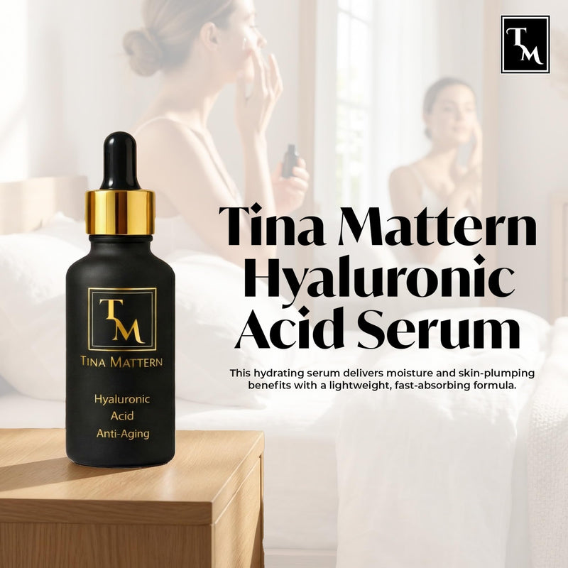Hyaluronic Acid Serum with Vitamin E, Aloe Vera & Jojoba Oil | Anti-Aging Hydrating Facial Moisturizer for Women & Men - Targets Wrinkles, Fine Lines & Radiant Skin Tone Renewal