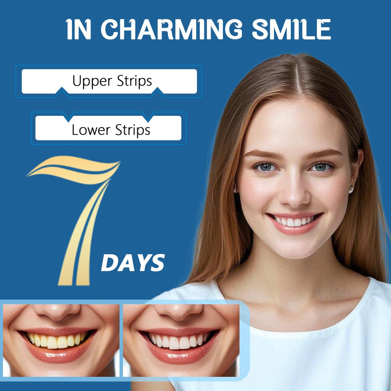 [Australia] - 14 Day Teeth Whitening Strips,Treatments Teeth Whitening KitÔºåSensitive Teeth Whitening StripsÔºåEnamel Safe Tooth Whitening StripsÔºåDeep Stains Removal Teeth White Strips(28) 