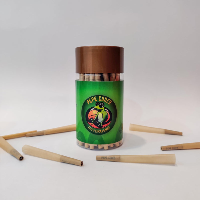 [Australia] - Natural Pre Rolled Cones - 1-1/4 Size Pre Roll Cones for Slow, Even Burn - Easy-to-use, Ultra Convenient Pre Roll Cones with Tips & Food Grade Paper Packing Tubes Included (1 1/4, 50) 1 1/4 50.0 