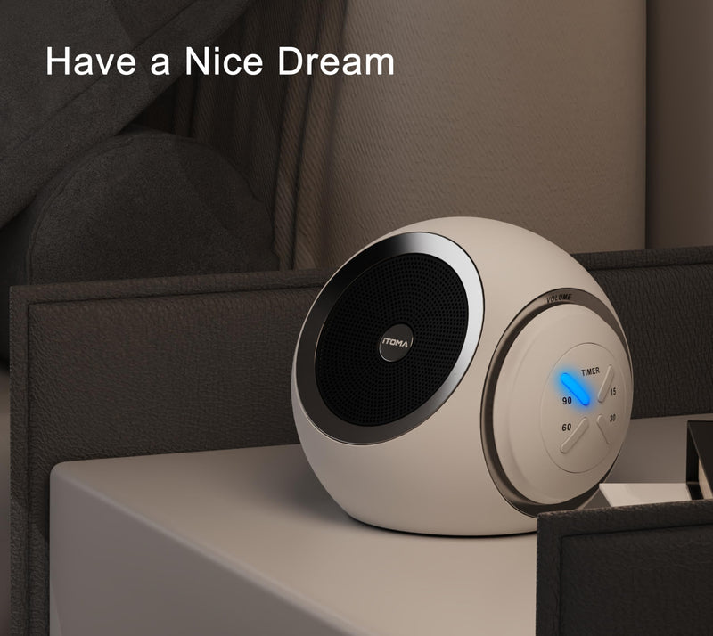 [Australia] - White Noise Machine, White Noise Sound Machine with 30 Soothing Sound Options including Fan, Natural White Noise, Sleep Timer, Bluetooth, Adjustable Volume for Adults 318 