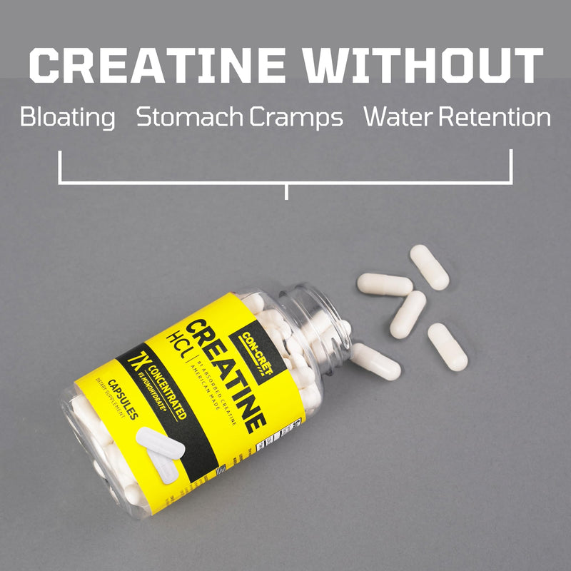 [Australia] - Creatine HCl Capsules | Supports Muscle, Cognitive, and Immune Health | Creatine Pills (90 count) 90 Count Capsules 