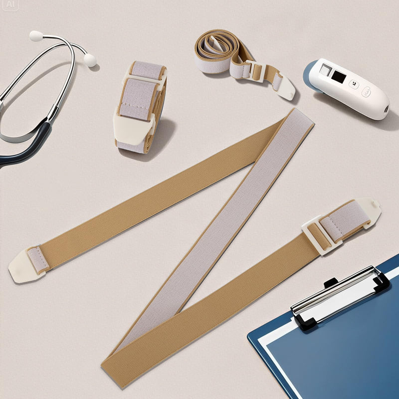 [Australia] - 3 Pack Ostomy Belts for Women Men,Adjustable Ostomy Belt Attaches Securely to Ostomy Pouch 1.18x39 Inches,Preventing Bag Chassis Warping,Colostomy Belt for Post Operative Care After Ileostomy Surgery Beige 