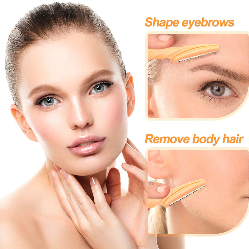 [Australia] - Qufiiry eyebrow razor, 9 pieces facial razor women, eyebrow razor for women, eyebrow shaper, for face body eyebrows women men 
