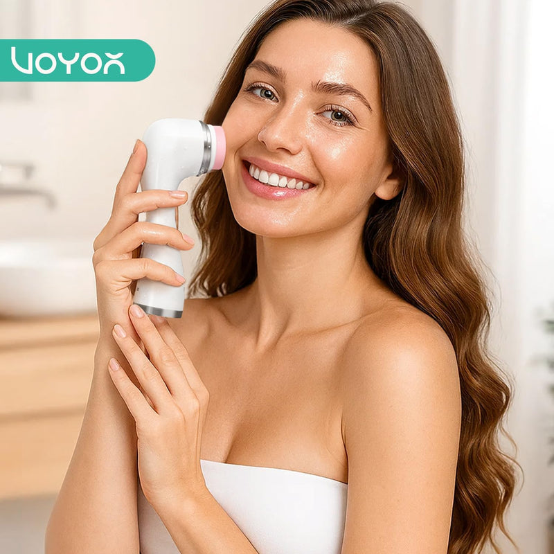 [Australia] - Sonic Facial Cleansing Brush for Deep and Through Facial Cleansing, Waterproof Face Scrubber and Ultimate Blackhead Remover for Daily Skin Care, Rechargeable and Gentle Face Exfoliator 