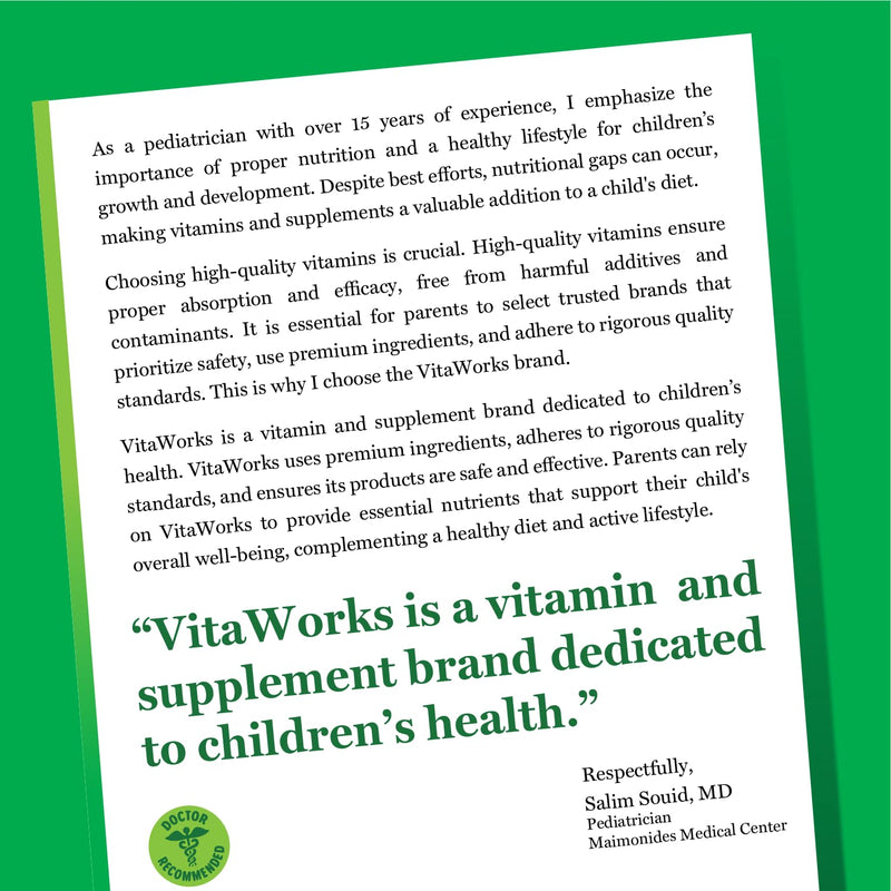 VitaWorks Kids Elderberry + Zinc + C Chewables + Vitamin D3 1000 IU Chewables Bundle