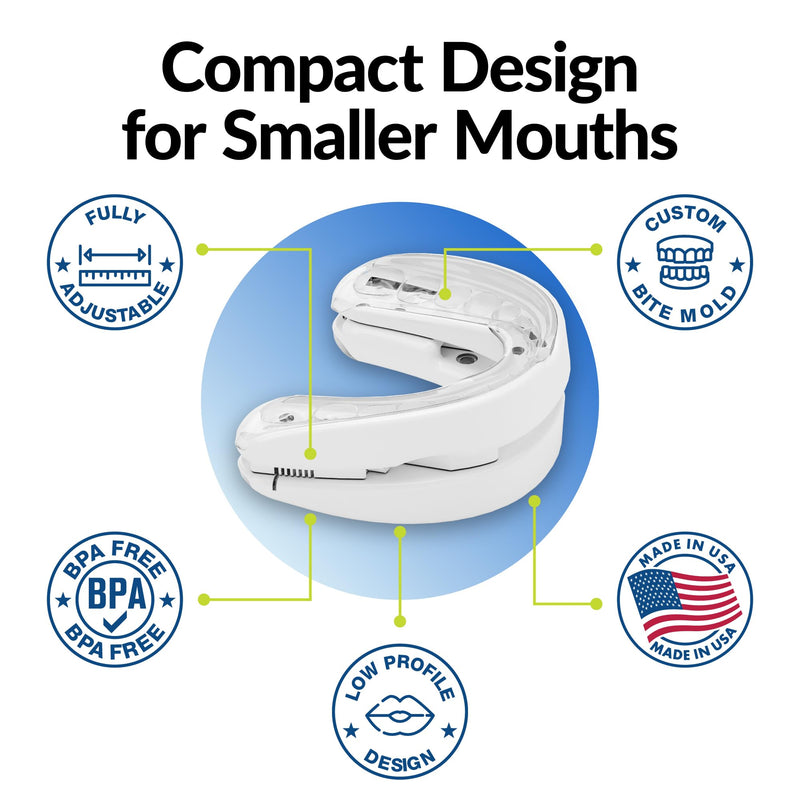 [Australia] - VitalSleep Anti-Snoring Mouthpiece, Women's Size – Adjustable, Custom-Fit Snoring Solution – Comfortable FDA-Cleared Sleep Aid for Better Rest – Made in The USA 