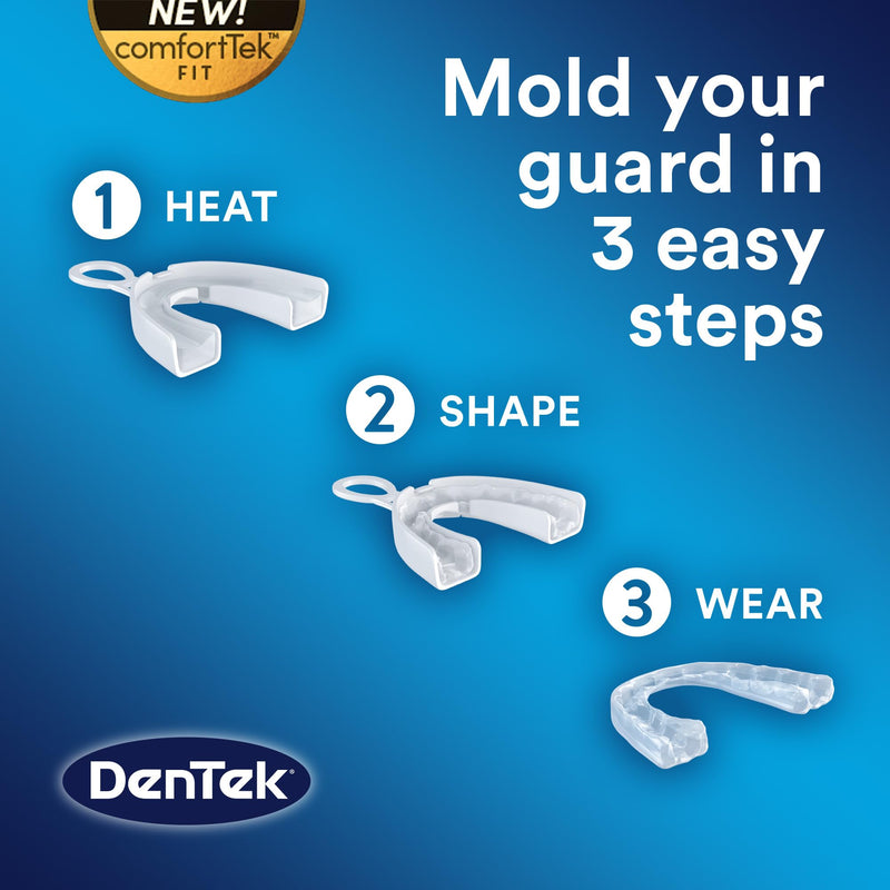 [Australia] - DenTek Professional-Fit Dental Guard, Mouth Guard for Grinding Teeth at Night, 1 Count 1 Count (Pack of 1) 