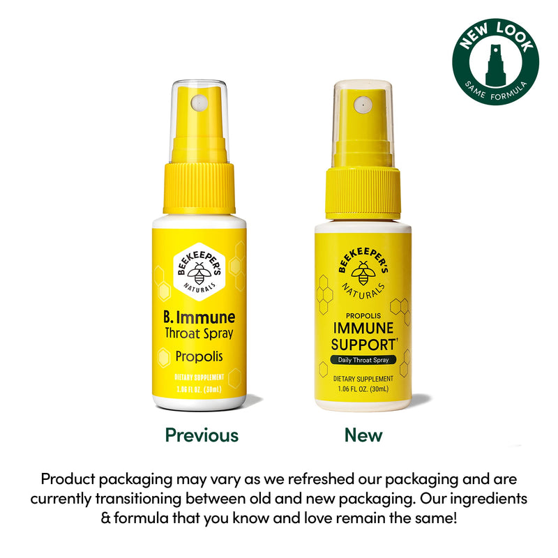 [Australia] - Propolis Throat Spray by Beekeeper's Naturals - 95% Bee Propolis Extract, Natural Immune Support & Sore Throat Relief - Antioxidants, Keto, Paleo, Gluten-Free (1.06 oz)(Pack of 1) Adult Propolis 1 Pack 1.06 Fl Oz (Pack of 1) 
