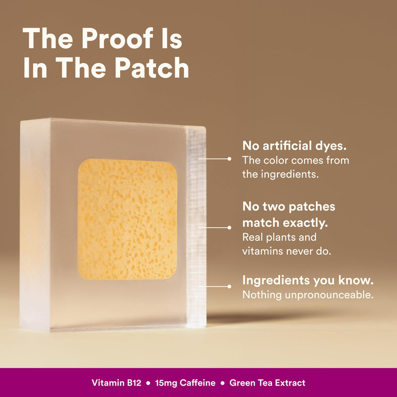 The Good Patch B12 Awake Energy Patch (24 Total Patches) | Caffeine, Vitamin B12 and Green Tea Patch for Focus, Productivity, Work, Studying, Travel and Daily Energy 24 Patches