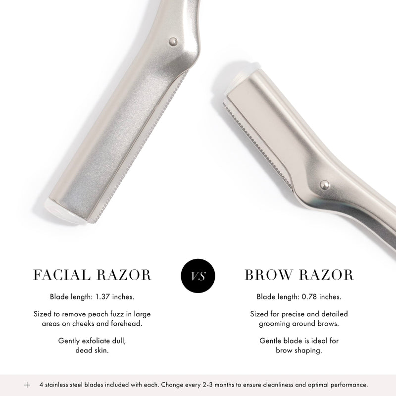 [Australia] - Tweezerman Stainless Steel Facial Razor 