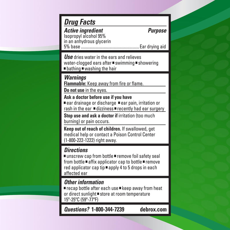 [Australia] - Debrox Kids Ear Discomfort Relief, Ear Drying Drops for Kids and Toddlers, 1 Fl Oz 