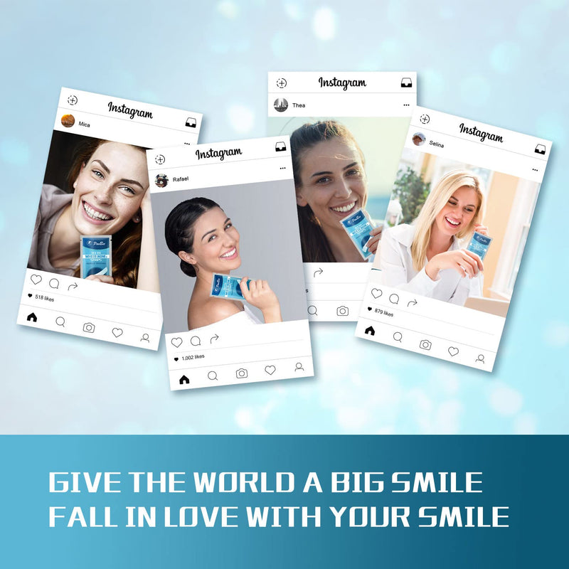 [Australia] - Teeth Whitening Strip - Whitening Strips for Teeth Sensitive, Professional Teeth Whitening Strips, Fast Remove Smoking, Coffee, Wine Stains, Teeth Whitening Kit Pack of 28 Non-Slip Strips 28 Count (Pack of 1) 