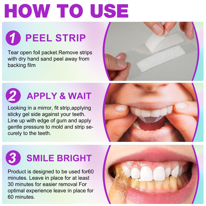 [Australia] - Teeth Whitening Strips,7-Day whitening Strips,Sensitive Teeth Whitener,Enamel Safe for Whiter Teeth,Deep Stains Removal,nstant Teeth Whitening Without The Harm (14pcs) Coconut 1 Count (Pack of 14) 