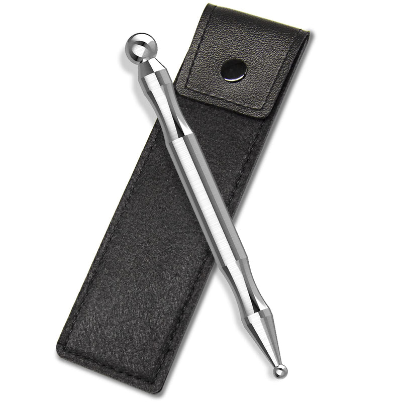 [Australia] - Acupuncture Pen, Stainless Steel Deep Tissue Acupressure Pen - Manual Acupuncture Massage Pen for Full Body Meridian Pain Relief and Face Massage 