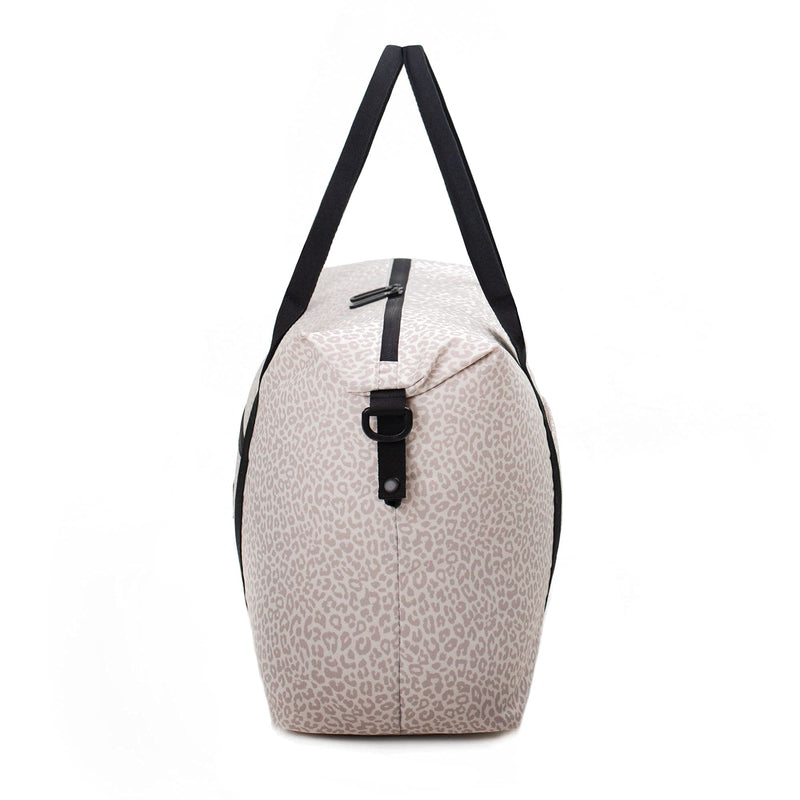 Lola Travel Bag, Weekender/Overnight Duffel, Gym Tote Bag for Women, Men Desert Leopard