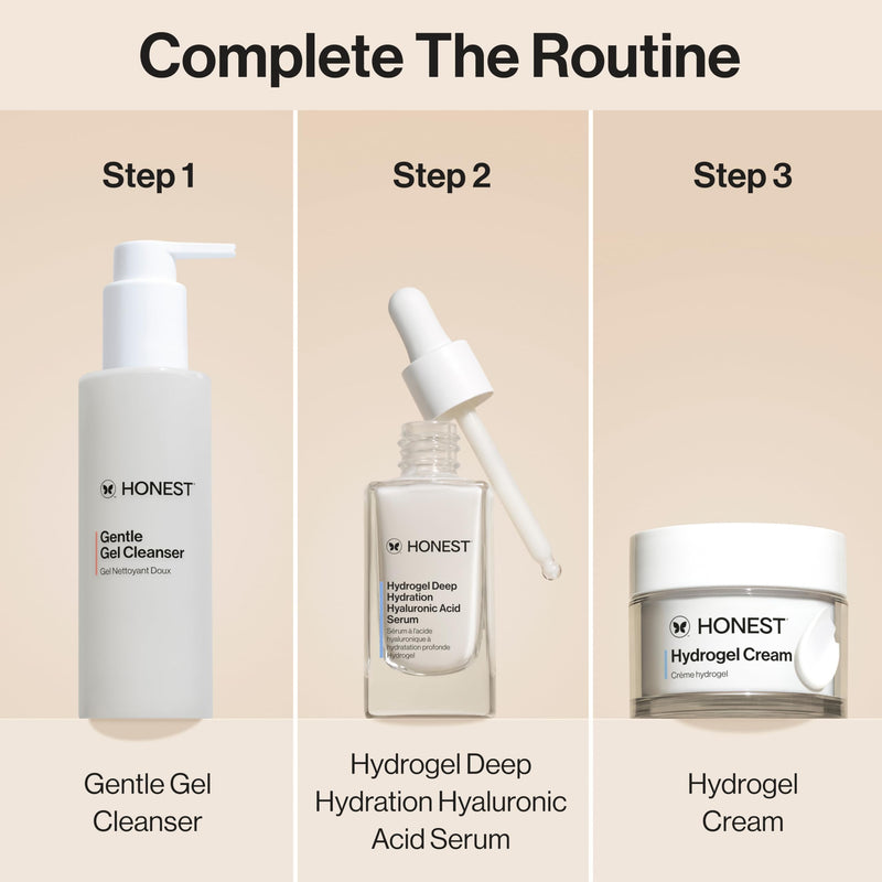 Honest Beauty Hydrogel Deep Hydration Hyaluronic Acid Serum, 1 fl oz