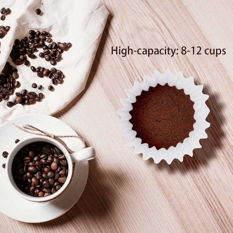 [Australia] - Coffee Filters 8-12 Cup, 7.875 inch x 3.25 inch, 100 Count Basket Coffee Filters, White Disposable 8 to 12 Cup Coffee Filter Paper White 100 Count 