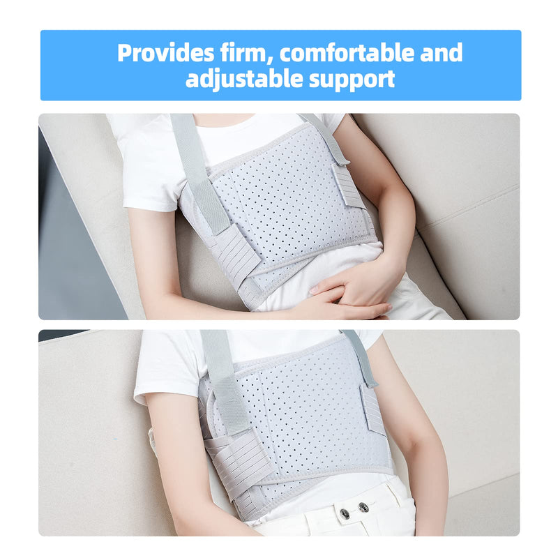 [Australia] - Rib Injury Belt Chest Binder, Chest Brace Chest Compression Suppor Rib Bandage Wrap for Sternum Injuries, Sore or Bruised Ribs Support, Dislocated Ribs Protection, Pulled Muscle Pain XX-Large 