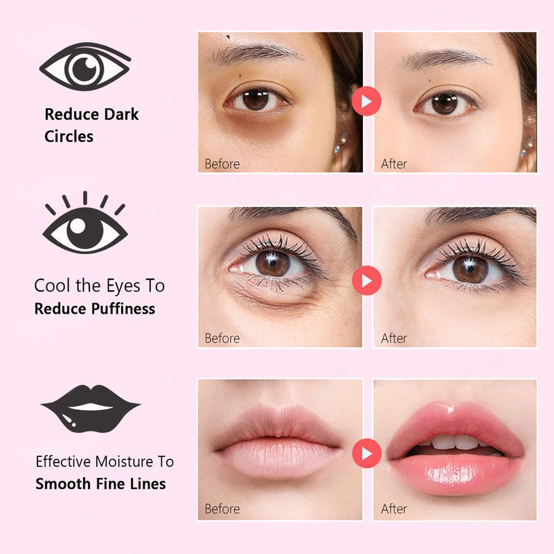 30 Pairs Eye Masks & Lip Masks, Pink Eye Patches, Spa Party Bridesmaid Gift | Lip Mask Pink Pads, Bridal Shower Gifts, Stuff Gifts for Girls, Bulk Gifts, Self Care for Women, Bachelorette Party Favors