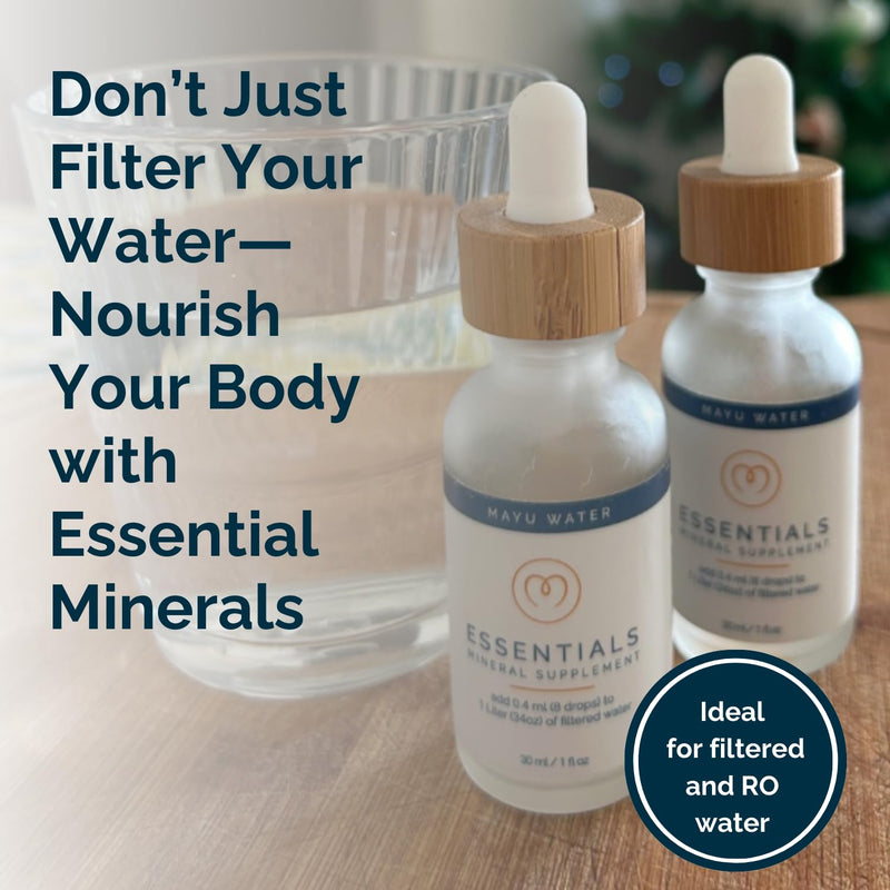 [Australia] - Mayu Concentrated Ionic Trace Mineral Drops - Rich Concentrate Electrolytes: Magnesium Chloride Sodium Supplements - Essential Blend Drop for Immune Support - Nutrient-Packed Alkaline Water (1) 1 