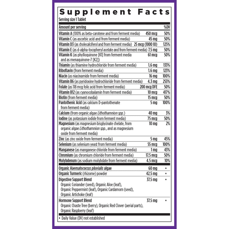 New Chapter Every Woman's One Daily 55+ - Multivitamin for Women - Supports Immune, Bone & Vision Health* - Gentle on the Stomach - Non-GMO, Gluten Free, Dairy Free, Vegetarian & Kosher - 72 Tablets 72 Count (Pack of 1)