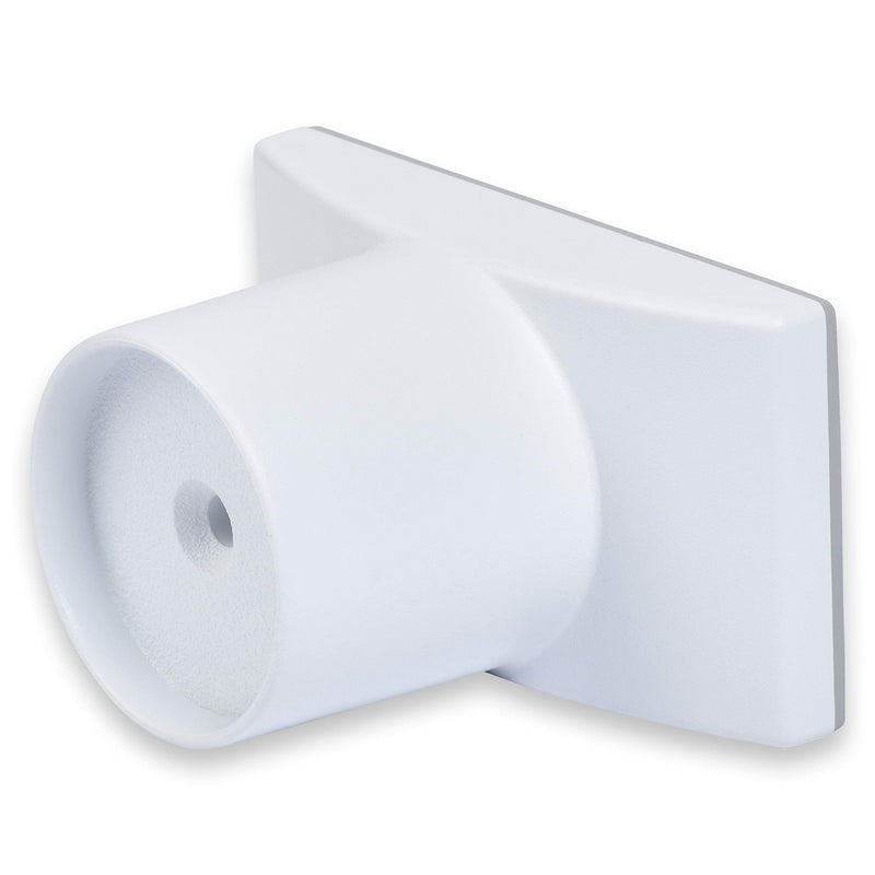 [Australia] - Wall Nanny Extender - 4 Inch Baby Gate Extension Guard (Made in USA) Extends Pressure Mounted Gates - Protects Walls, Stabilizes Gate, for Child, Pet Gate & Dog Gate, Protector Works on Stairs, 4 Pack White 
