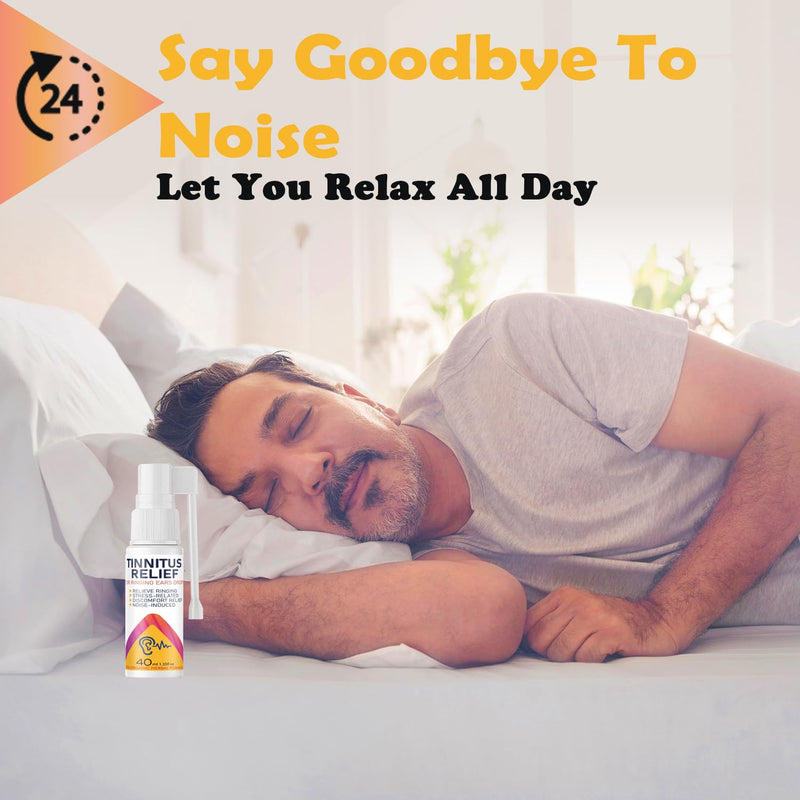 [Australia] - Tinnitus Relief Spray - 40ml, Natural Herbal Relief for Ringing Ears, Effective Treatment for Tinnitus to Reduce Ear Noise & Improve Hearing 1.35 Fl Oz (Pack of 1) 