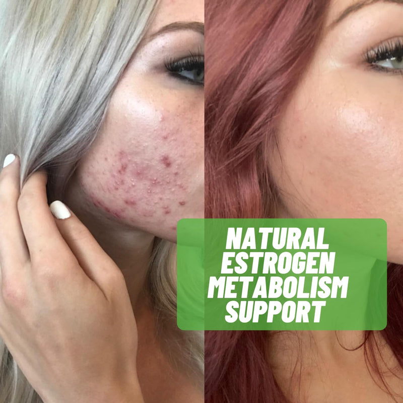 Estro-Halt- Advanced Estrogen Balance Support for Men & Women | Natural Indole-3-Carbinol & Broccoli Extract for Healthy Estrogen Metabolism | Anti-Bloating Support