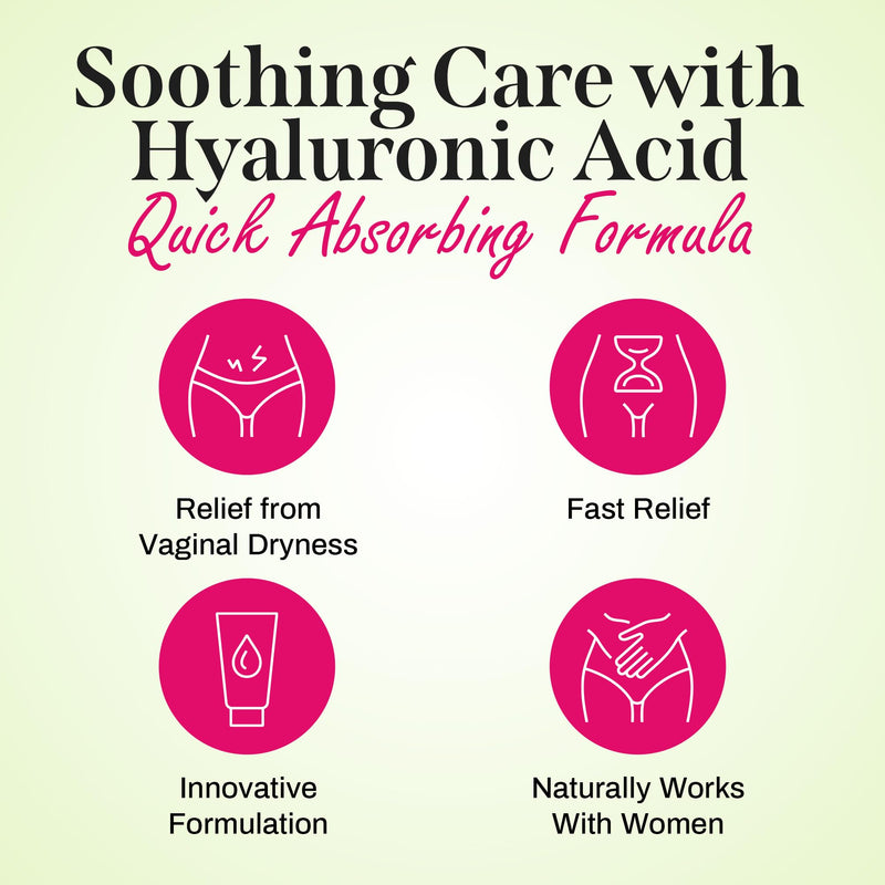 [Australia] - Vaginal Moisturizer ‚Äì Fast-Acting, Hormone-Free Relief for Vaginal Dryness, Itch & Irritation, Hyaluronic Acid & Vitamin E for Menopause Comfort, Easy to Use ‚Äì 20 Applications, 50 mL 