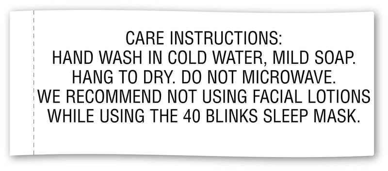 [Australia] - Bucky 40 Blinks No Pressure Eye Mask for Travel & Sleep Black 1 Count (Pack of 1) 