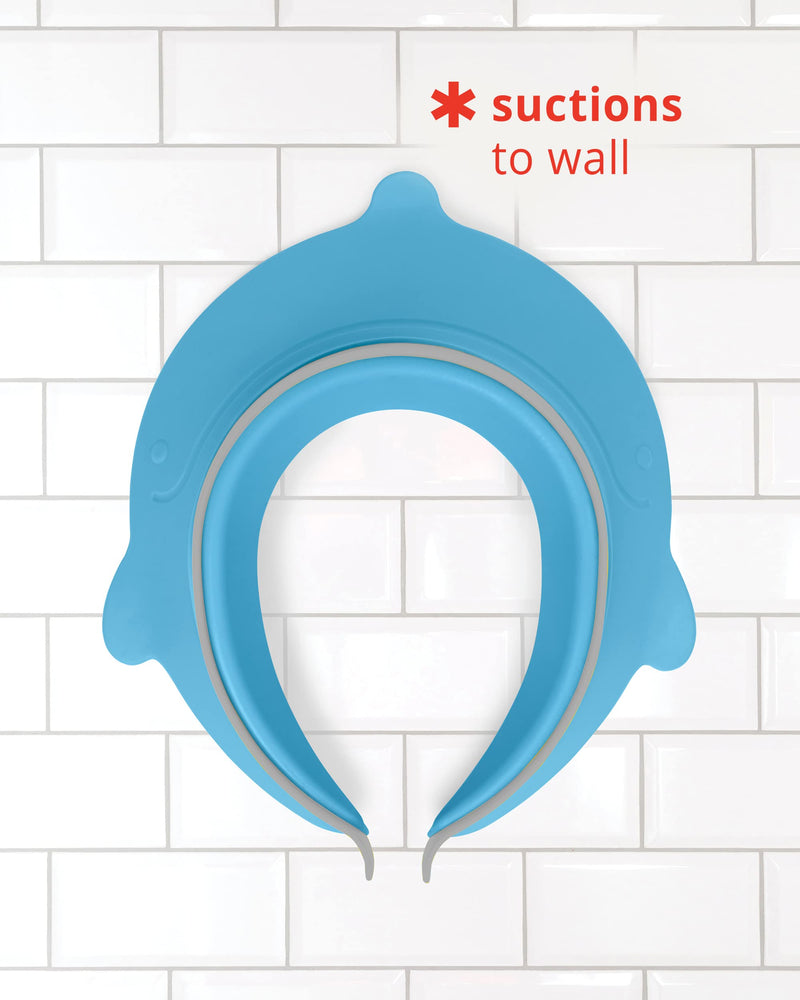 [Australia] - Skip Hop Baby Shower Cap Shield, Moby Bath Visor for Baby and Kids 9m +, Blue 