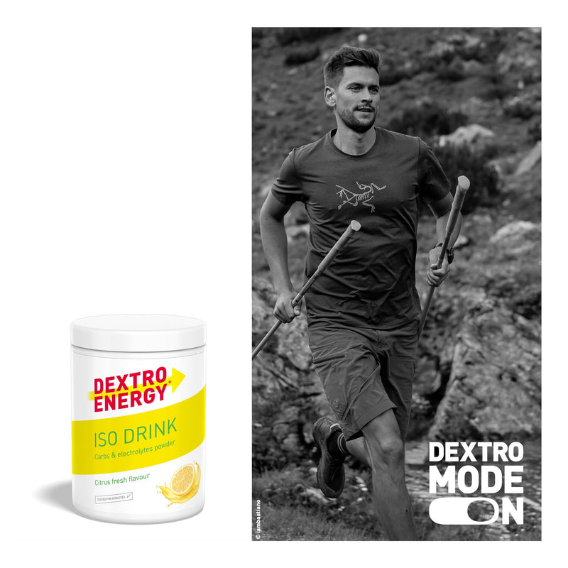 [Australia] - DEXTRO ENERGY ISO DRINK CITRUS FRESH (440g) - Isotonic drink powder with sodium, magnesium, potassium, chloride, fast carbohydrate supply, booster with electrolytes, gluten-free, lactose-free 440 g (pack of 1) 