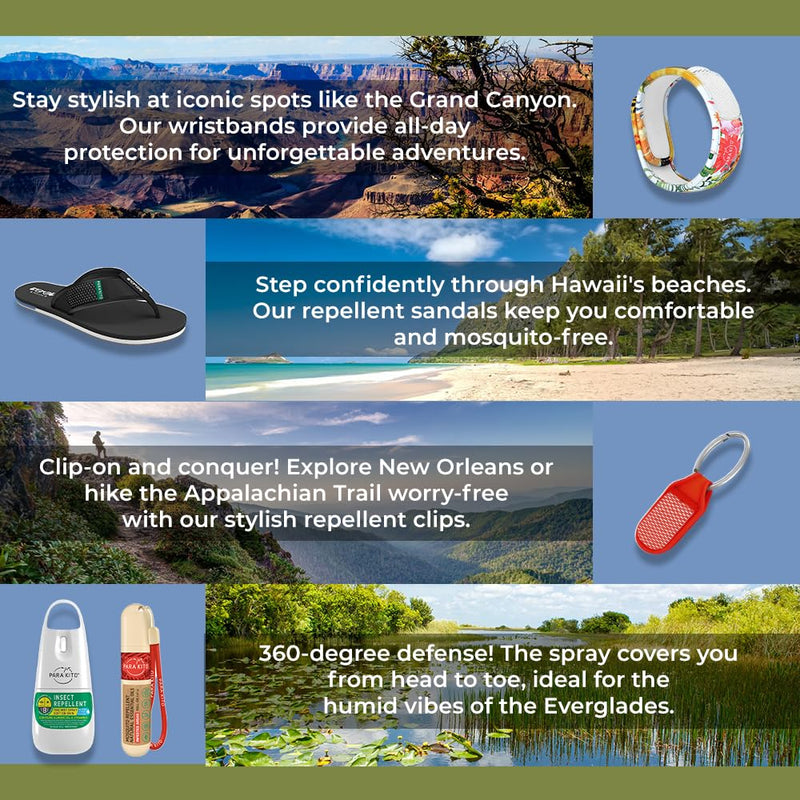 [Australia] - PARA'KITO Mosquito Repellent Bracelets + Refill Pellets Bundle, Mosquito Bracelets, Peppermint Oil, DEET Free Mosquito Repeller, Hiking Accessories, 2 Wristbands & 2 Refills (Black + Stars) Black/Stars 