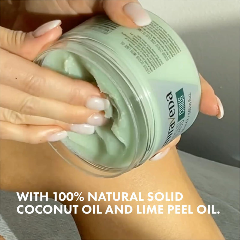 [Australia] - Miraveda by Italwax Citrus Scrub - 500ml / 16.9fl.oz – With coconut oil and lime for a delicate citrus note – Ideal for hand care 16.9 Fl Oz (Pack of 1) 