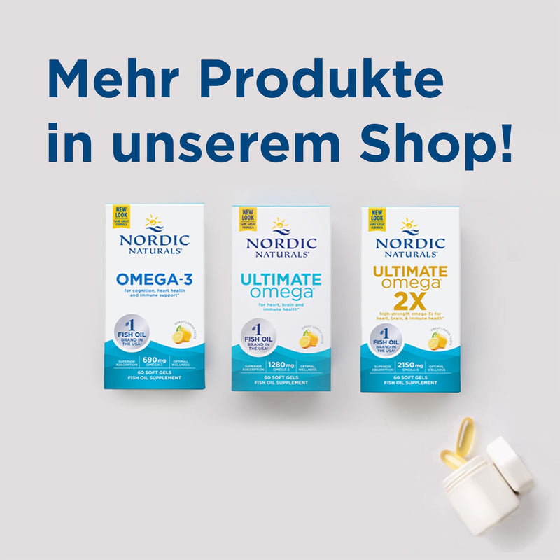 [Australia] - Nordic Naturals Ultimate Omega-3, 1280mg, with EPA and DHA, high dosage, lemon flavor, 60 soft capsules, laboratory tested, soy-free, gluten-free, non-GMO 