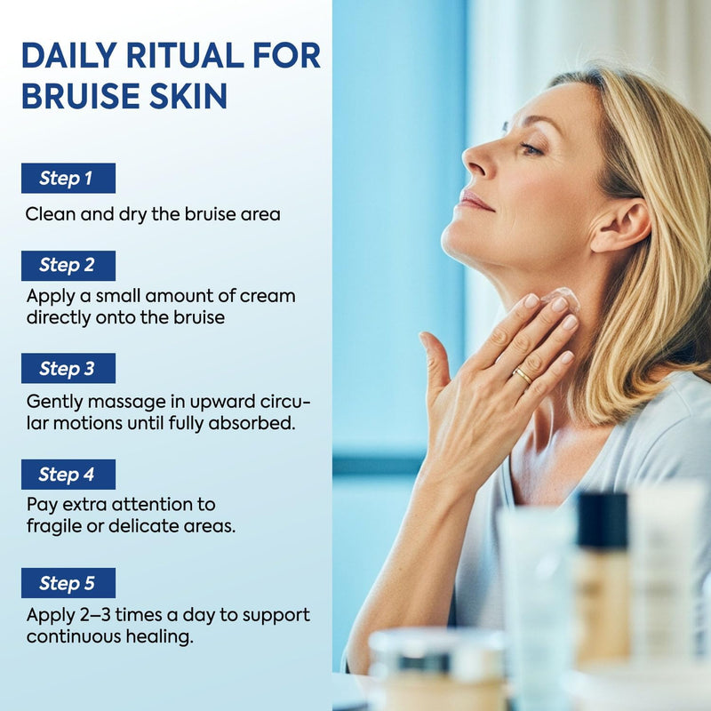 Arnica Bruise Cream Extra Strength for Thin & Sensitive Skin, 4 oz | Enriched with Arnica Montana & Vitamins K, C & E - Daily Care for Bruised Skin for Teens, Adults & Seniors 4 Ounce (Pack of 1)