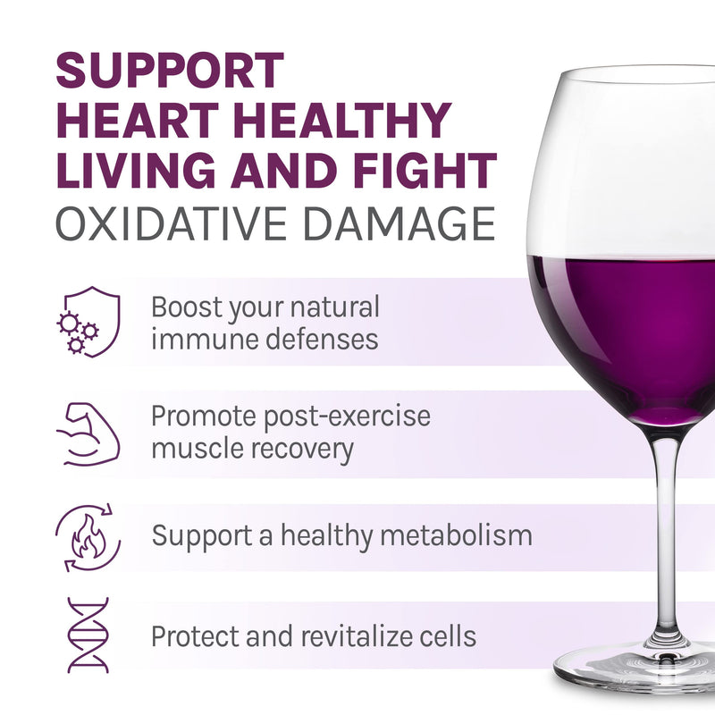 [Australia] - Reserveage Beauty, Resveratrol 250 mg, Antioxidant Supplement for Heart and Cellular Health, Supports Healthy Aging and Immune System, Paleo, Keto, 120 Capsules 120 Count (Pack of 1) 