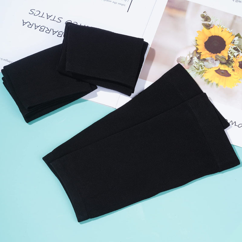[Australia] - 3 Pairs Tattoo Cover Up Sleeve Forearm Tattoo Cover Tattoo Cover Up Compression Sleeves Arm Sleeves for Women Men Black 