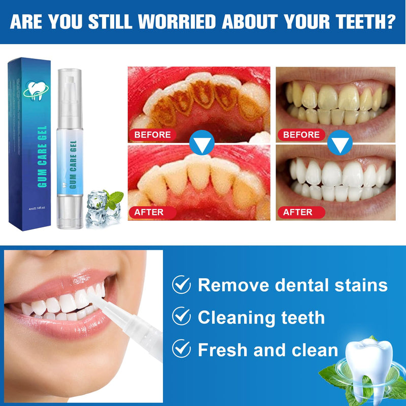 [Australia] - Taileden™ Gum Repair Therapy Gel, Gum Therapy Gel for Recessed Gums, Neslemy Gum Shield Therapy Gel, Teeth Whitening Gel Instant Soothing Gel, Instant Gel Pen for Oral Care(3pcs) 