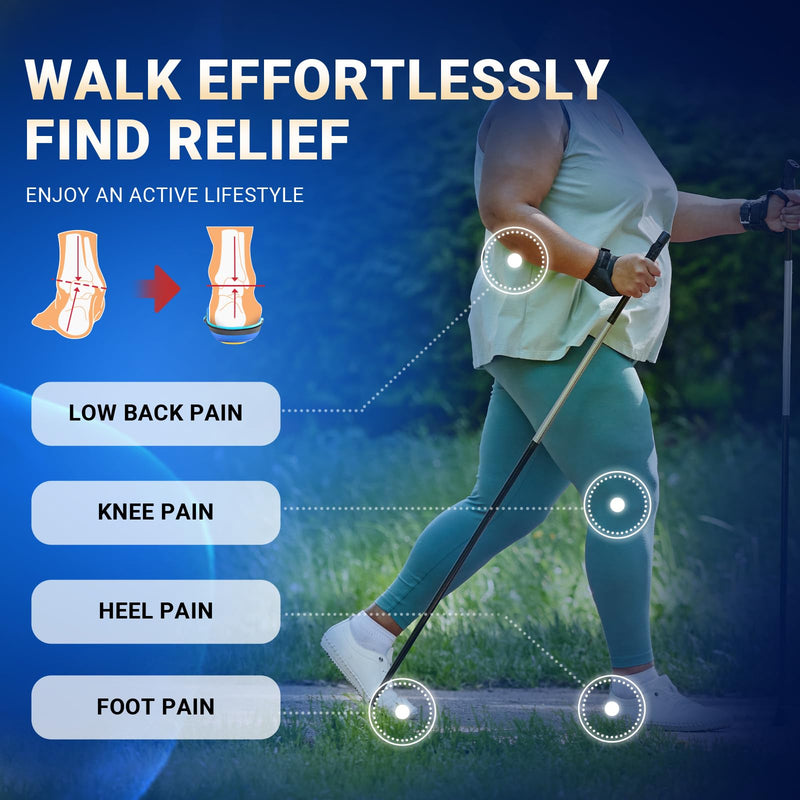 [Australia] - DACAT orthopedic insoles, heel spur insoles, shoe insoles, arched splayfoot for plantar fasciitis, flat feet, work shoes, insoles, sports for men and women, EU (41-42), blue, EU (41-42), 27.0 cm 