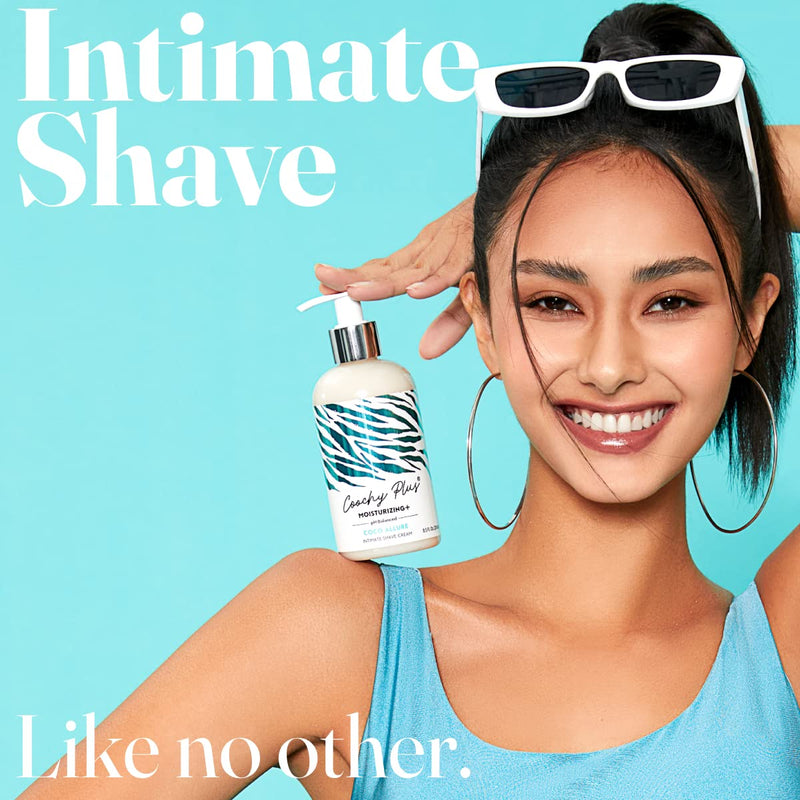 [Australia] - Coochy Plus Intimate Shaving Cream COCO ALLURE For Pubic, Bikini Line, Armpit and more - Rash-Free With Patent-Pending MOISTURIZING+ Formula – Prevents Razor Burns & Bumps, In-Grown Hairs, Itchiness Green 