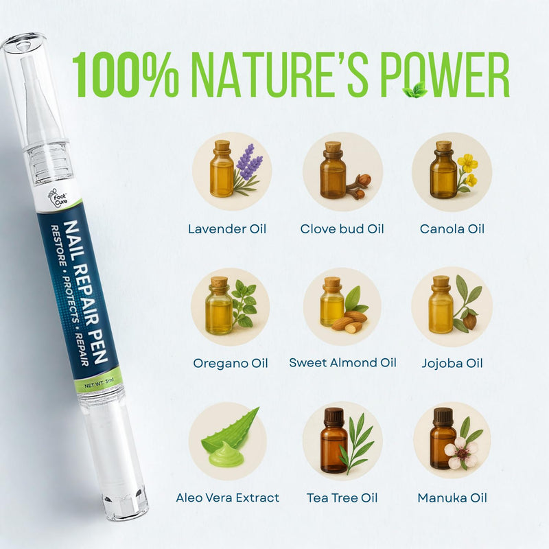 [Australia] - Footcure Antifungal Nail Treatment Pen ‚Äì Extra Strength Toenail Fungus Treatment, 25% Undecylenic Acid for Toenails & Fingernails, Nail Fungus Repair Pen with Tea Tree & Oregano Oil, Made in USA 0.1 Fl Oz (Pack of 2) 