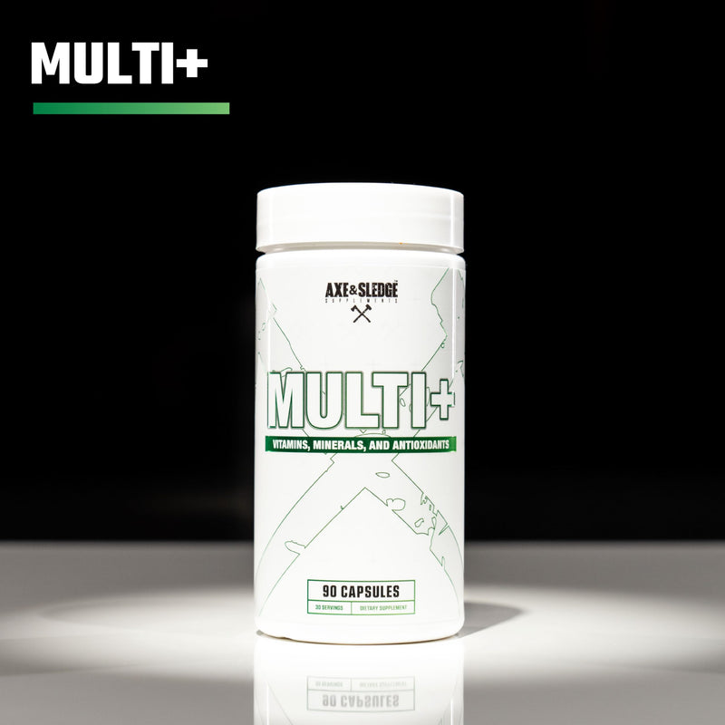 Axe & Sledge Multi Plus Multivitamin | 24 Bioavailable Vitamins & Minerals, Ashwagandha | Multivitamin for Women and Men for Daily Nutritional Support | 90 Capsules, 30 Servings | Supports Immune Health & Energy Metabolism; Spectra® Antioxidant Blend &...