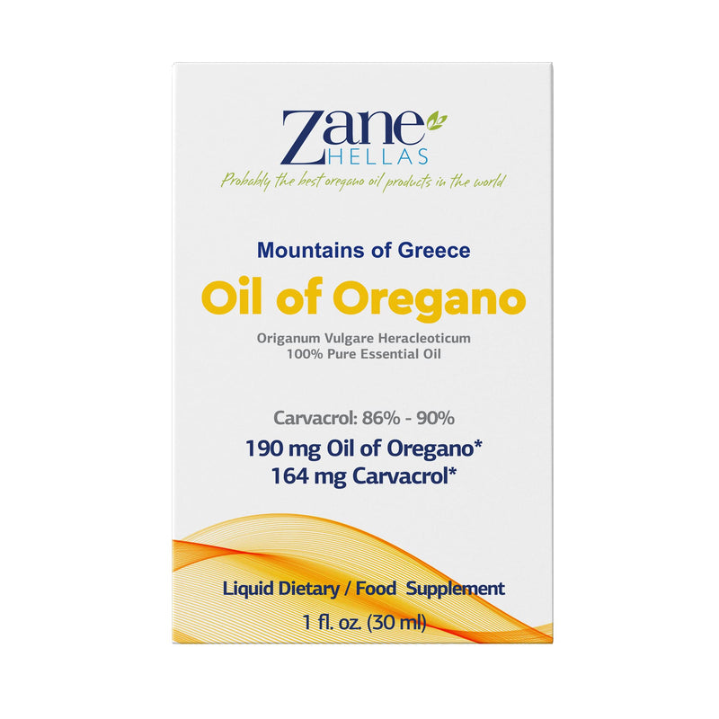 [Australia] - Zane Hellas 190 mg Oregano Oil-164 mg Carvacrol per Serving-4 Drops Daily. 100% Greek Undiluted Oil of Oregano. 86%-90% Min Carvacrol. Probably The Best Oregano Oil in The World. 1 fl. oz.- 30ml 1 Fl Oz (Pack of 1) 