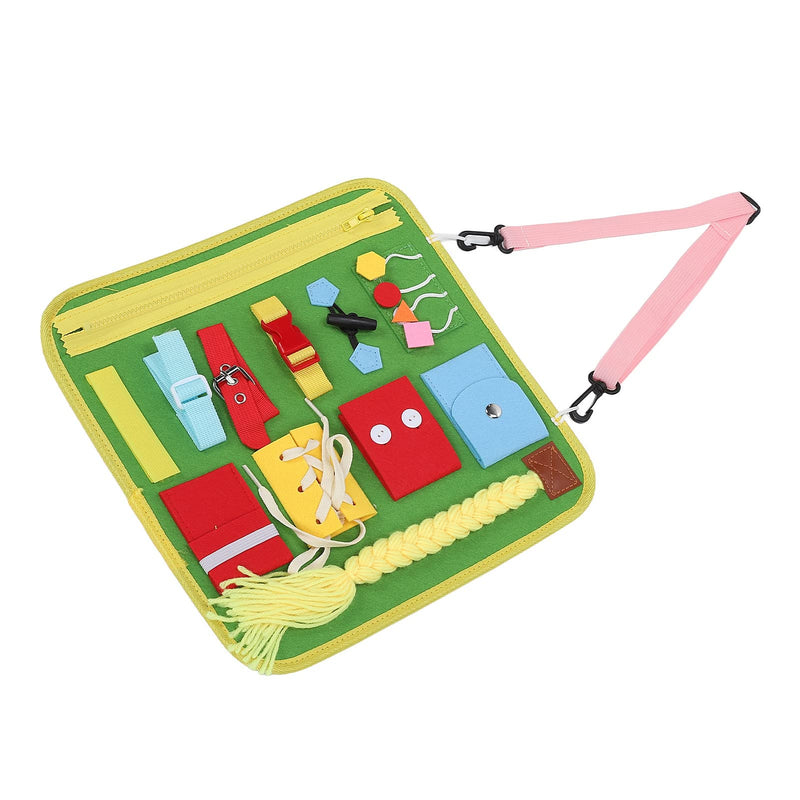 [Australia] - Uxsiya Dementia Sensory Board, Educational Sensory Toy Alzheimer Patient Anxiety Sensory Blanket Memory Learning Board Alzheimer Sensory Pad 