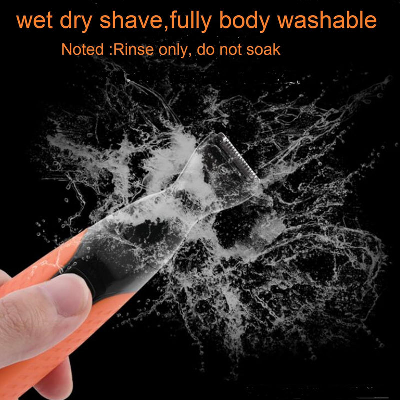 [Australia] - Men Pubic Hair Trimmer,Male Intimate Part Clipper,Wet Dry Groin Razor,Electric Body Hair Removal,Face Beard and Mustache Style Shaver,Portable Bald Detail Head Shaver,Man Grooming Kit 