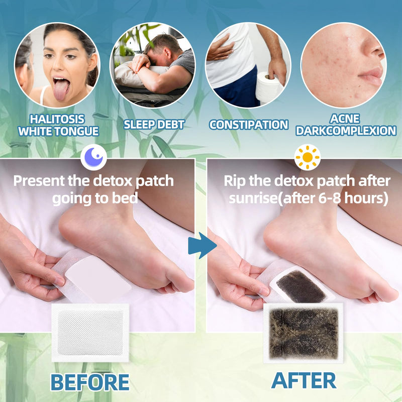 [Australia] - Foot Pads(30 PCS),Deep Cleansing Foot Pads with Premium Herbal Ingredients Patches,Supports Restful Sleep & Helps Remove Tension,Comfortable Adhesive & No Trace 