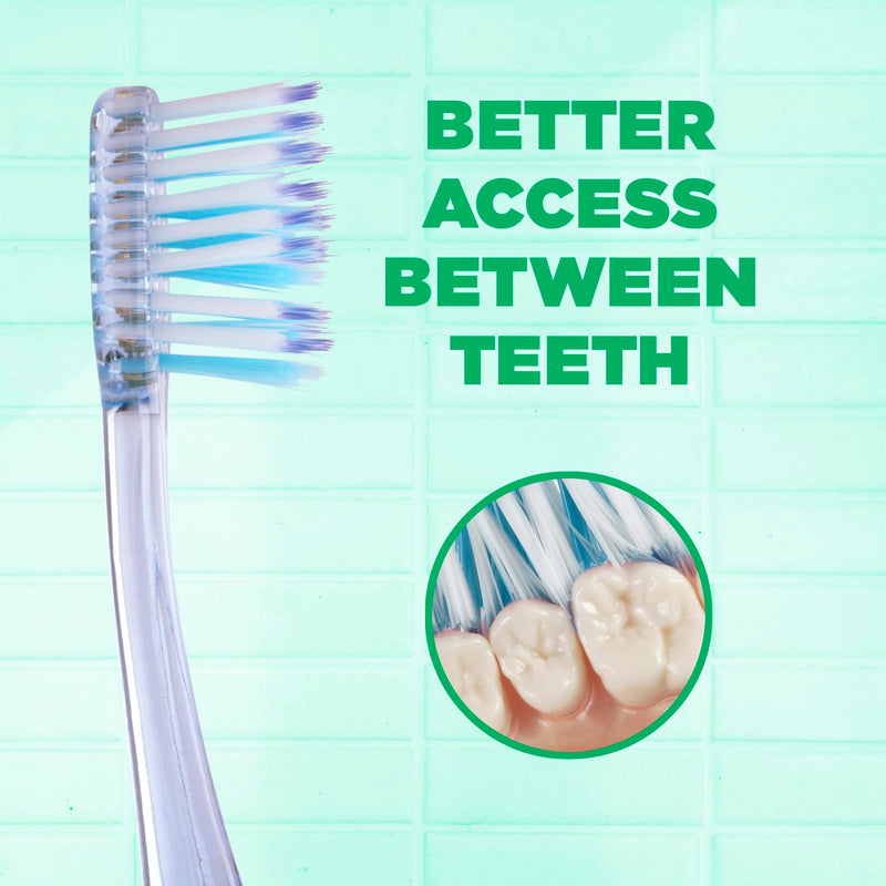 [Australia] - GUM Technique Deep Clean Toothbrush - Compact Soft - Soft Toothbrushes for Adults with Sensitive Gums - Extra Fine Bristles, 1ct (12pk) 1 Count (Pack of 12) Deep Clean Compact Head 