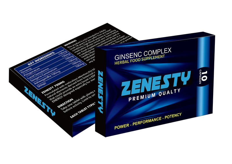 Extra Strong 700MG | Maximum Duration, Immediate Effect, Without Contraindications, 100% Natural Ginseng Food Supplement 10 count (Pack of 1)